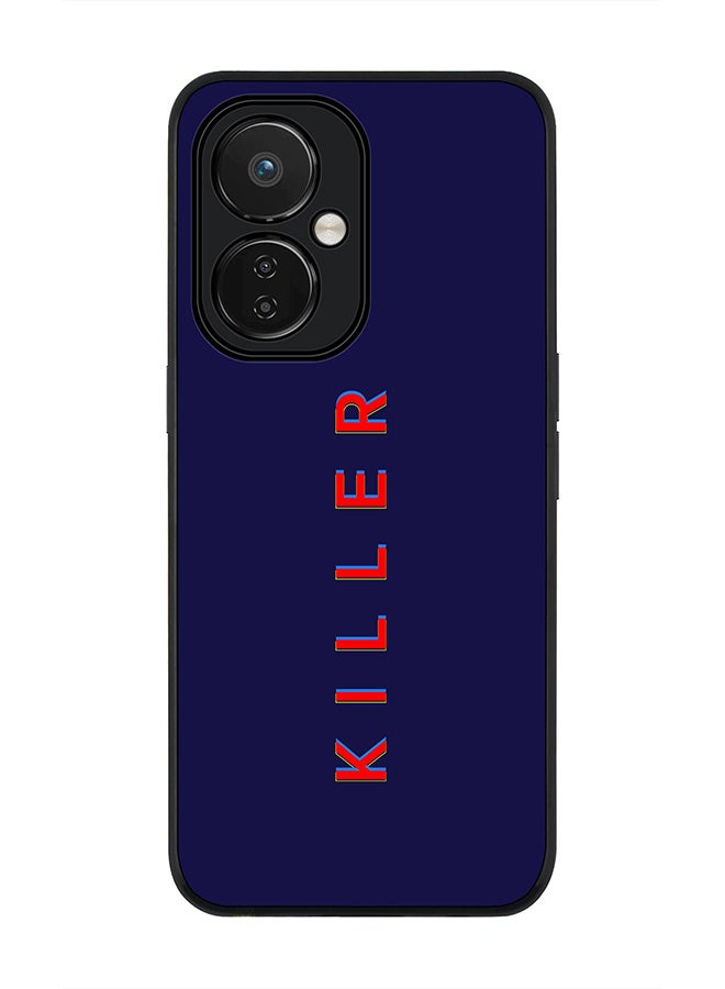 Stylizedd Rugged Black edge case for Nord CE 3 Lite Slim fit Soft Case Flexible Rubber Edges Anti Drop TPU Gel Thin Cover - Killer - Image 1