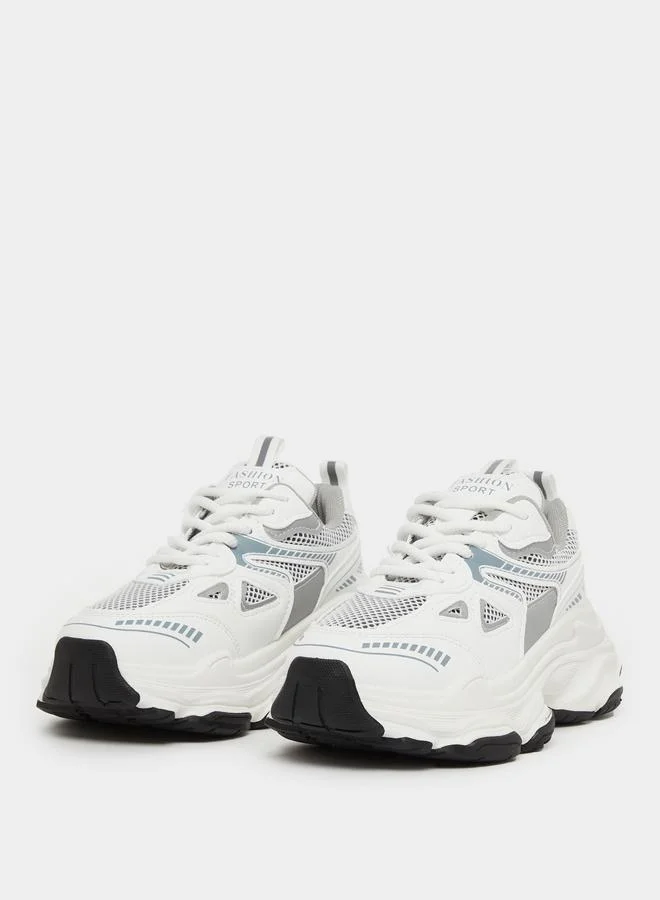 Styli Styli Chunky Sole Lace Up Sneaker