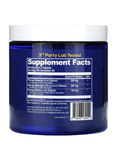 Natural Stacks Natural Stacks, Ginkgo+, Extra Strength Brain Support , 60 Vegan Capsules  - Image 2