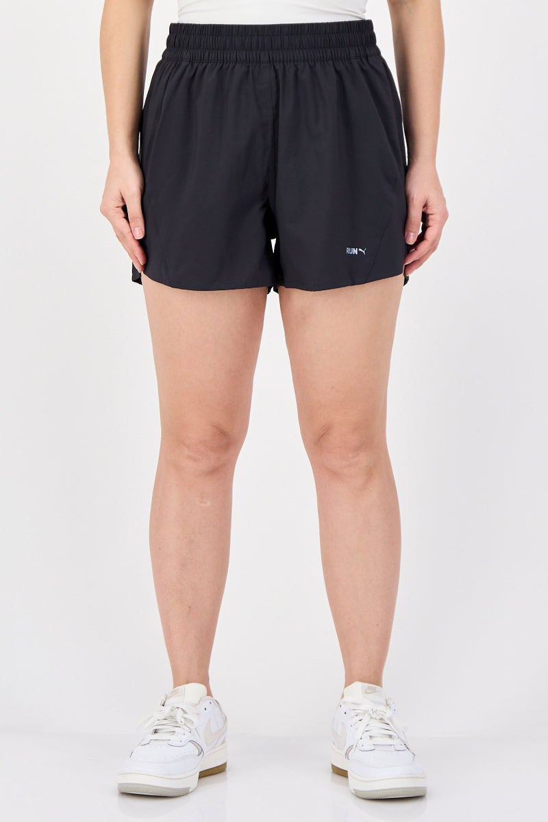 PUMA Women Sportswear Fit 3 Inseam Running Shorts, Charcoal - Image 1