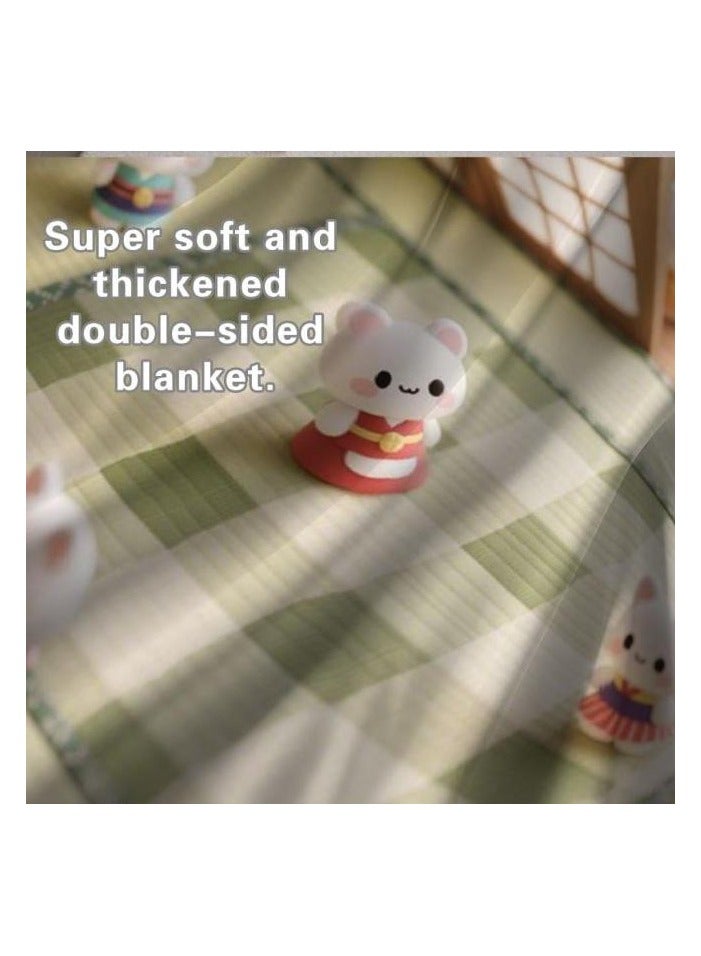 general Flannel thin blanket (warm and comfortable, suitable for sleep, gaming, dust removal and sandproof) 150cm*200cm - 268 - Image 1