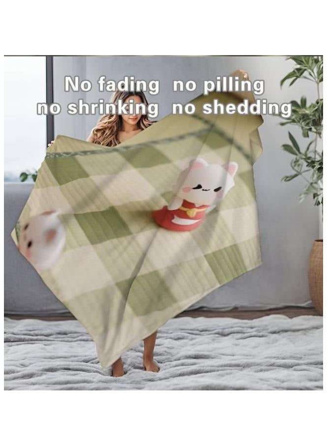 general Flannel thin blanket (warm and comfortable, suitable for sleep, gaming, dust removal and sandproof) 150cm*200cm - 268 - Image 3