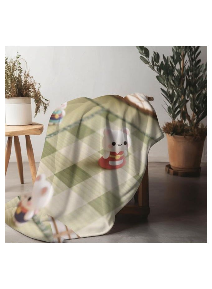 general Flannel thin blanket (warm and comfortable, suitable for sleep, gaming, dust removal and sandproof) 150cm*200cm - 268 - Image 4