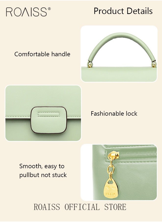 roaiss - Women Shoulder Crossbody Bag Large Capacity Compact and Exquisite Women Handbag - Image 1