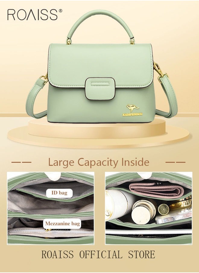 roaiss - Women Shoulder Crossbody Bag Large Capacity Compact and Exquisite Women Handbag - Image 1