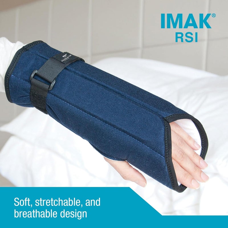 Brownmed جبيرة المعصم الذكية براون ميد IMAK RSI PM لالتهاب الأوتار ونفق الرسغ، جبيرة ليلية للرجال والنساء - Image 4