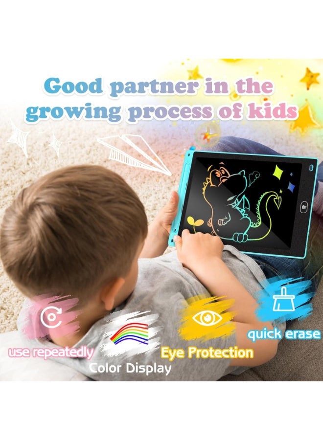 KTEBO Kids Drawing Board 10 Inch 2-Pack, LCD Writing Tablet for Kids, Travel Toy Activity Packs, Learning Board Toys for Toddlers, Storage Tools for Kids - Image 2