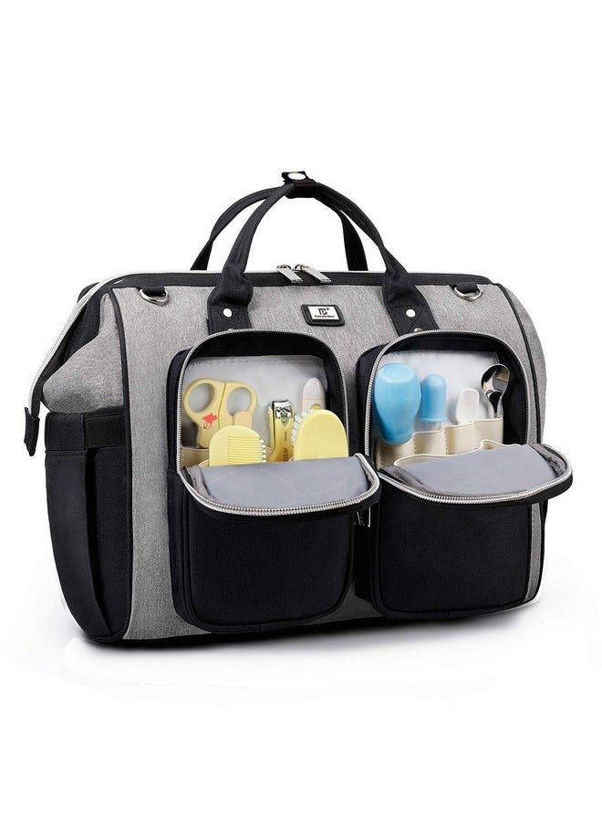 Pomelo Best Diaper Bag Tote With Stroller Straps And Changing Pad  - Image 1