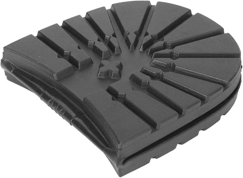 Zerodis Shoe Repair Replacement, Rubber Half Soles Replacement Anti-Slip Front Heel Soles Rubber Boots Mute Shoe Soles Rubber Heels for Black Heel Shoes(Black Heel)