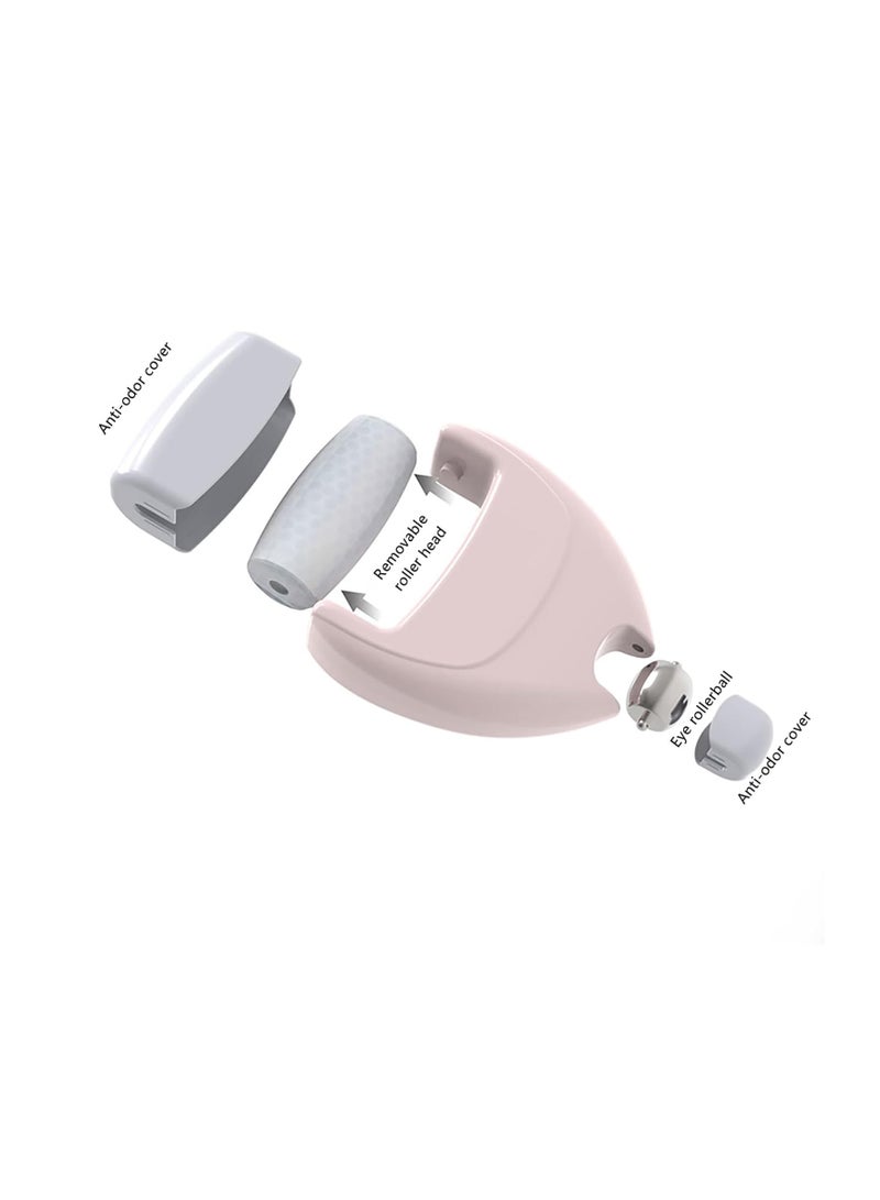 general Ice Roller, Heart Shape, Reusable Silicone Ice Cube Mold Roller, 2 in 1 Gua Sha Massager Stones, Soothing Puffy Eyes and Tightening Skin, Facial Treatment for Eyes Neck - Image 2