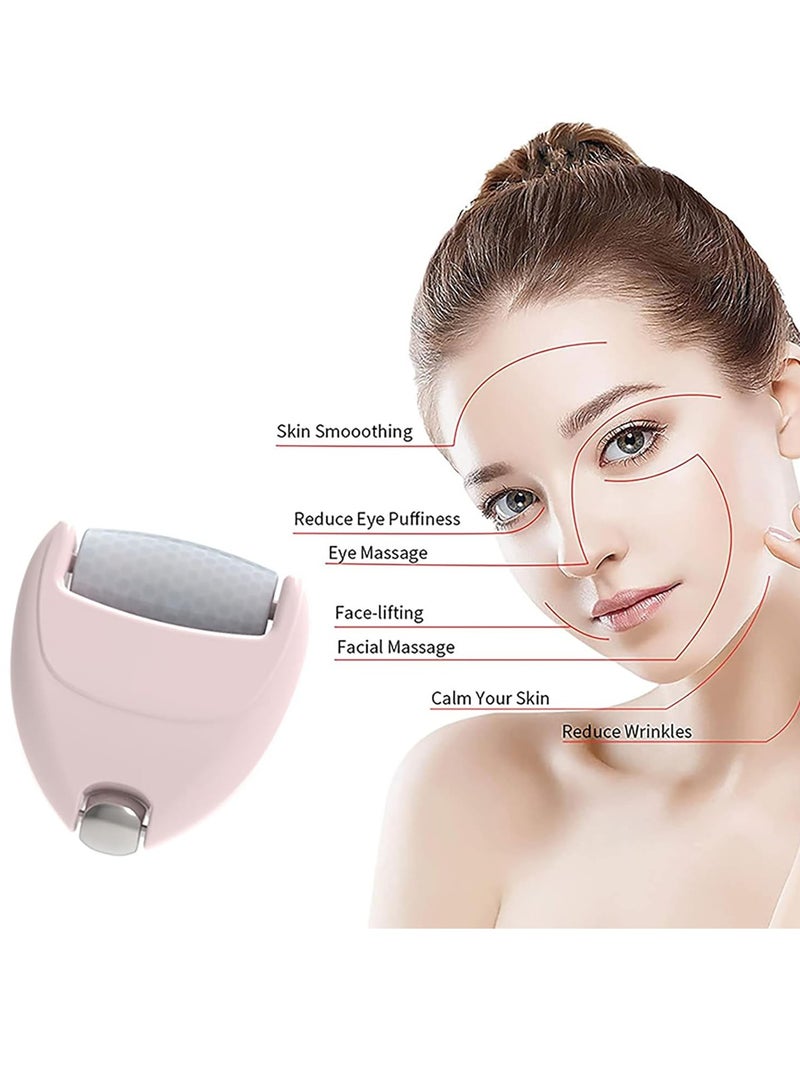 general Ice Roller, Heart Shape, Reusable Silicone Ice Cube Mold Roller, 2 in 1 Gua Sha Massager Stones, Soothing Puffy Eyes and Tightening Skin, Facial Treatment for Eyes Neck - Image 4