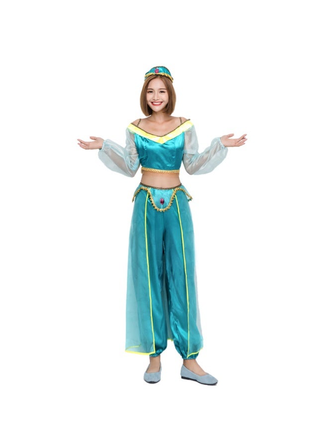NIBEMINENT Princess costume, dancer's performance costume, leather dance costume - Image 1