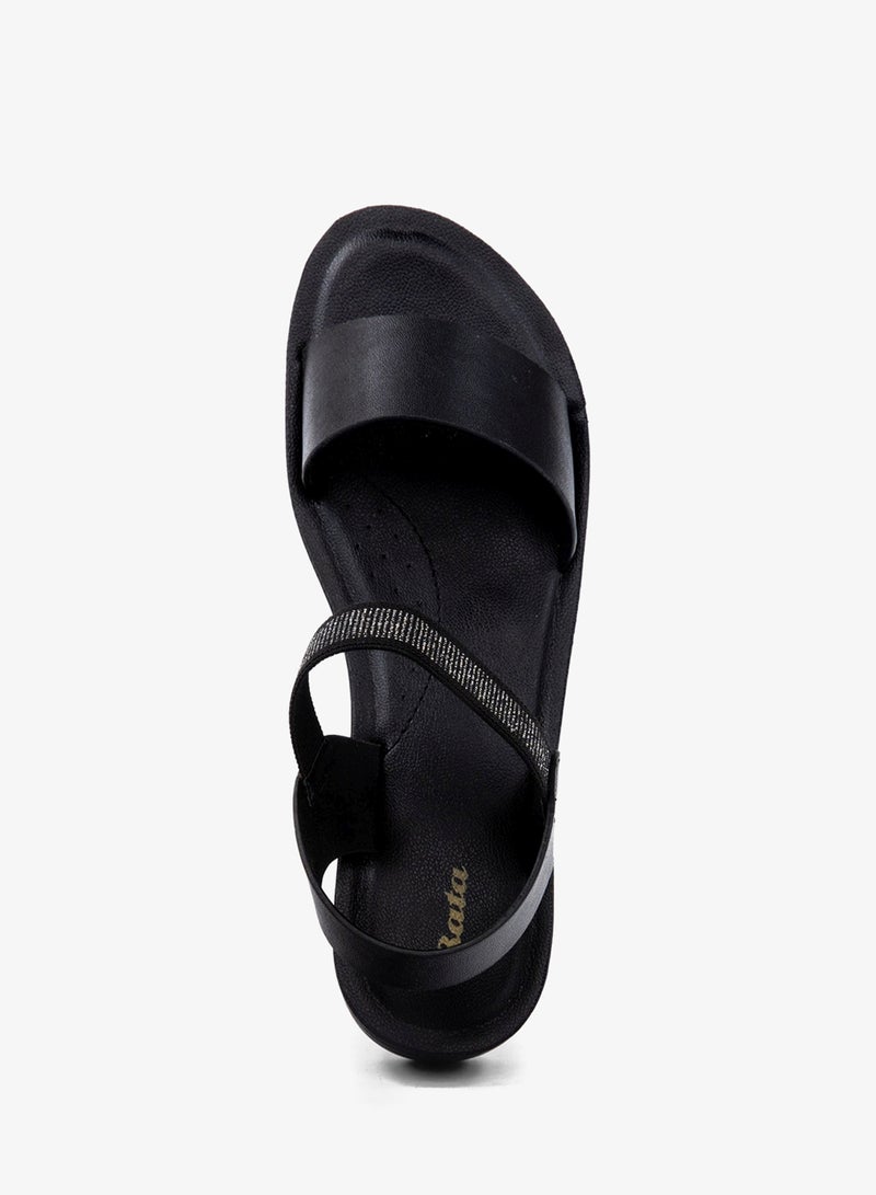 باتا صندل إسفين بحزام مرن مزخرف - Image 4