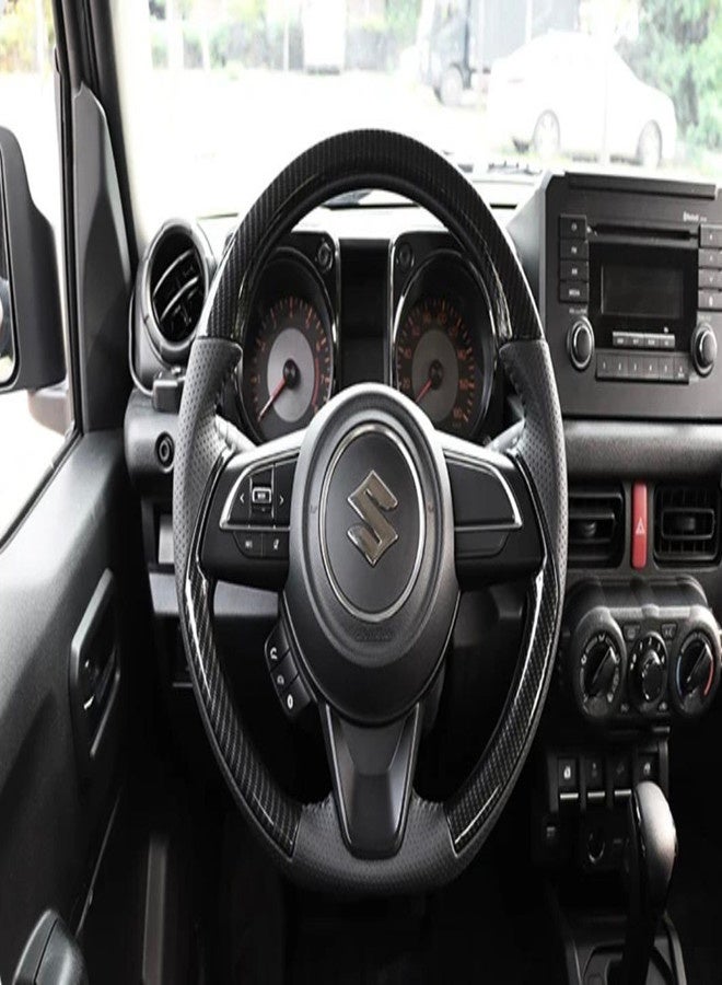 Carbon Fiber Steering Wheel for Suzuki Jimny 2019+ Models, Special Carbon Fiber Style Steering for Jimny 3&5door Models, Performance Upgrade Accessory - Image 4