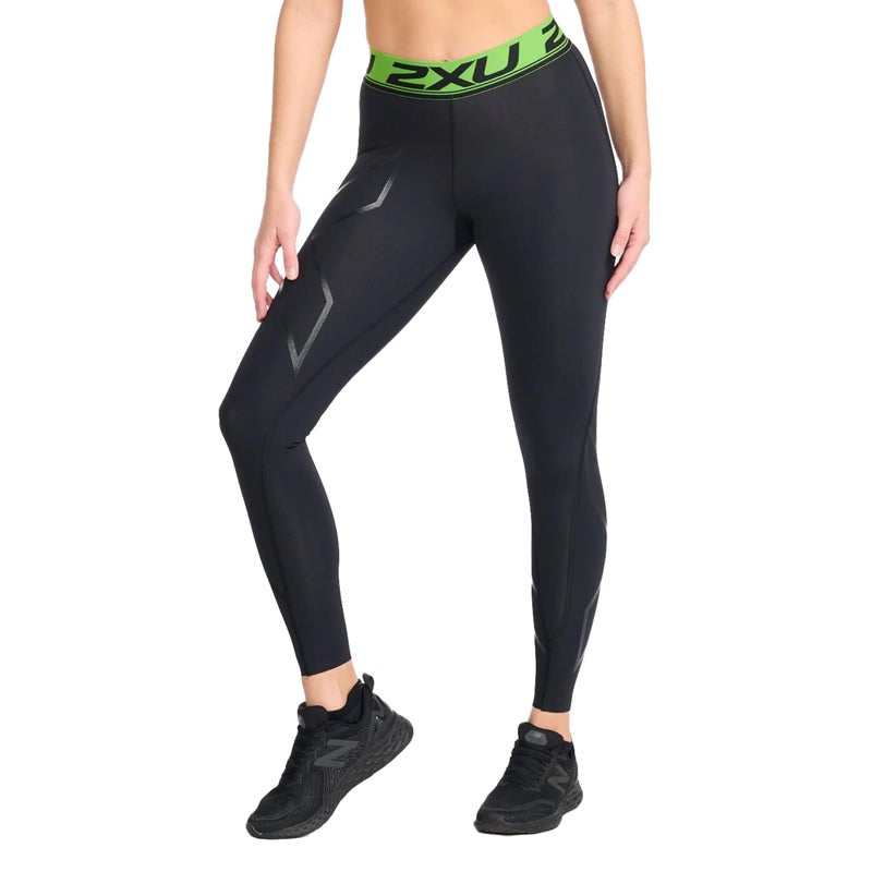 2XU Women's Refresh Recovery Compression Tights (Black/Nero, Medium) - Image 1