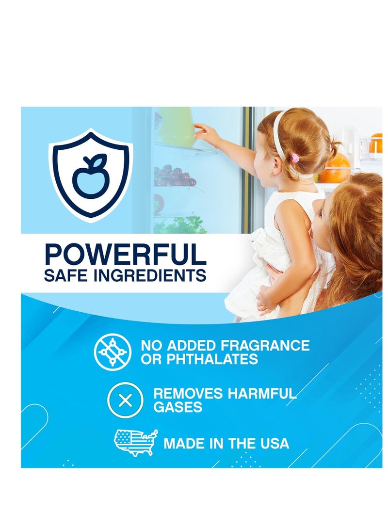 NonScents NonScents Refrigerator Deodorizer - Odor Eliminator for Fridge & Freezer - Outshines Baking Soda & Charcoal - Unscented, Long-Lasting, & Safe - Freshen Your Refrigerator & Freezer  - Image 3