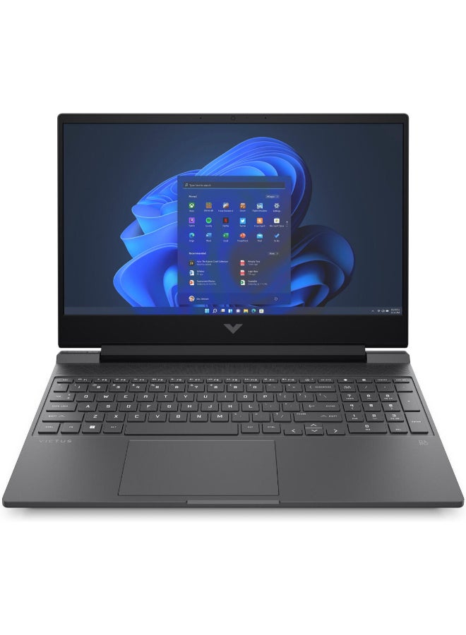 HP لابتوب فيكتوس 15-FB2082WM بشاشة 15.6 بوصة، مع معالج AMD Ryzen 5 8645HS/ذاكرة RAM 16GB/قرص SSD سعة 512GB/بطاقة رسومات NVIDIA GeForce RTX 4050 بسعة 6GB/نظام ويندوز 11 - Image 1