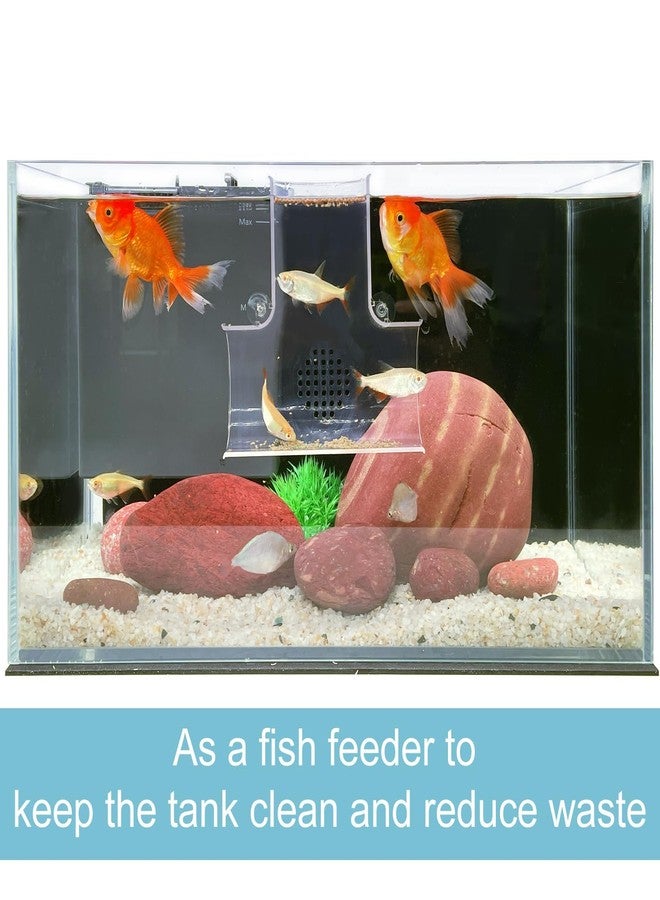 Switior Aquarium Decorations Fish Tank Accessories for Shrimp Cichlid Hiding Breeding, Small Fish Bowl Hide Decoration, Acrylic Tube Tunnel for Betta Fish Tank Decorations, Aquarium Hideout with Suction Cups - Image 5