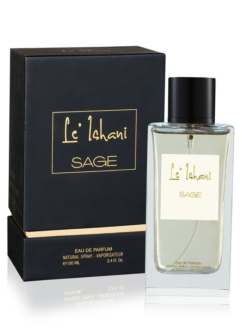 Le Ishani SAGE Perfume for Unisex 100 ml Luxury Fragrance for Male and Female Eau De Parfum  - Image 1
