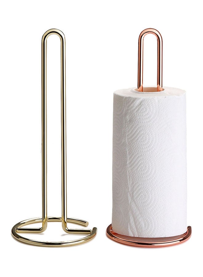 NIBEMINENT Paper Towel Holder Gold 32x13cm - Image 4