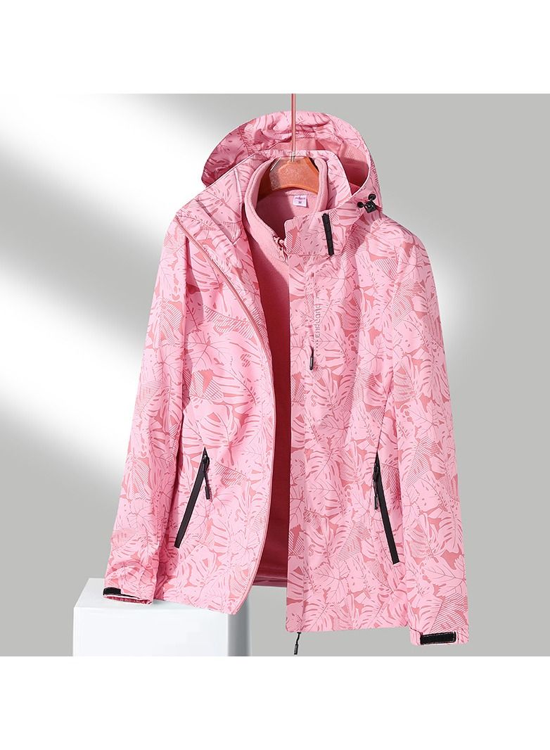 Loquat Three-in-one Detachable Two-piece Hood Waterproof Overcoat