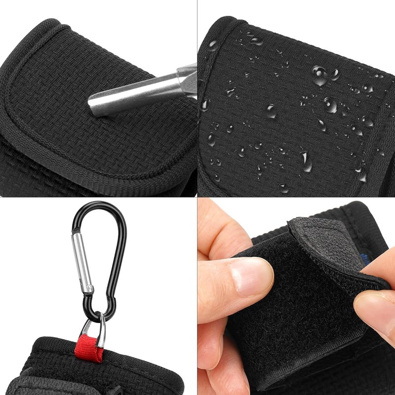 Geekria Earbuds Pouch Compatible with Apple AirPods Pro 3/Pro 2, AirPods 4/3/2, Suitable for Travel, Mountaineering, Washable, with Velcro, Can Be Attached to Shoulder Strap or Backpack - Image 3