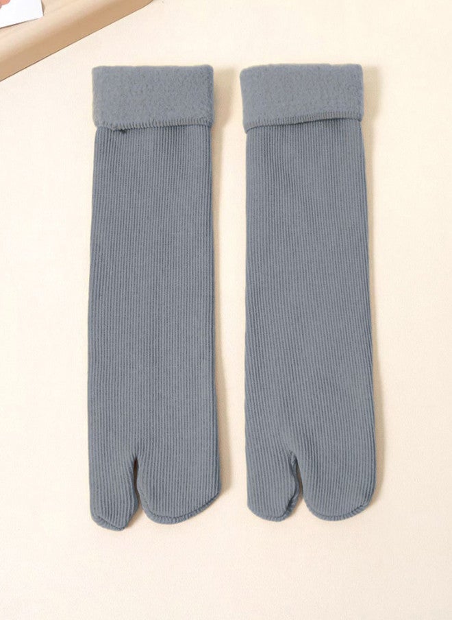 FIMS Women Pack Of 3 Striped Calf Length Thumb Socks - Image 3