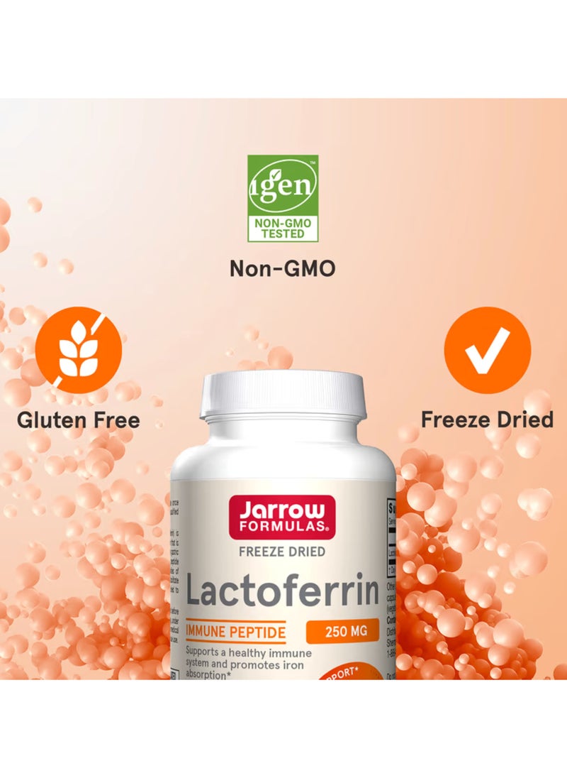 jarrow formulas Lactoferrin Freeze Dried 250 mg 30 Capsules  - Image 3