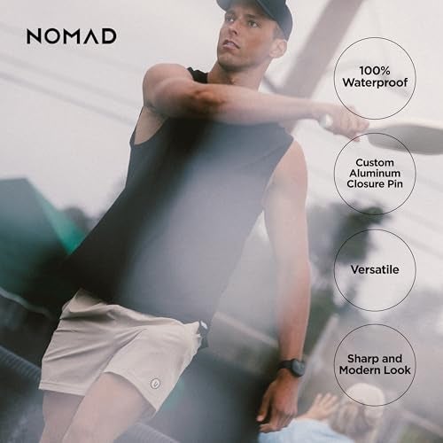NOMAD Apple Watch Tempo Band Black 49mm Compatible with New Ultra 3 2 and 1 Series 111 and SE iWatch Sport Band Designed to give your Apple Watch a modern and athletic look - Image 3