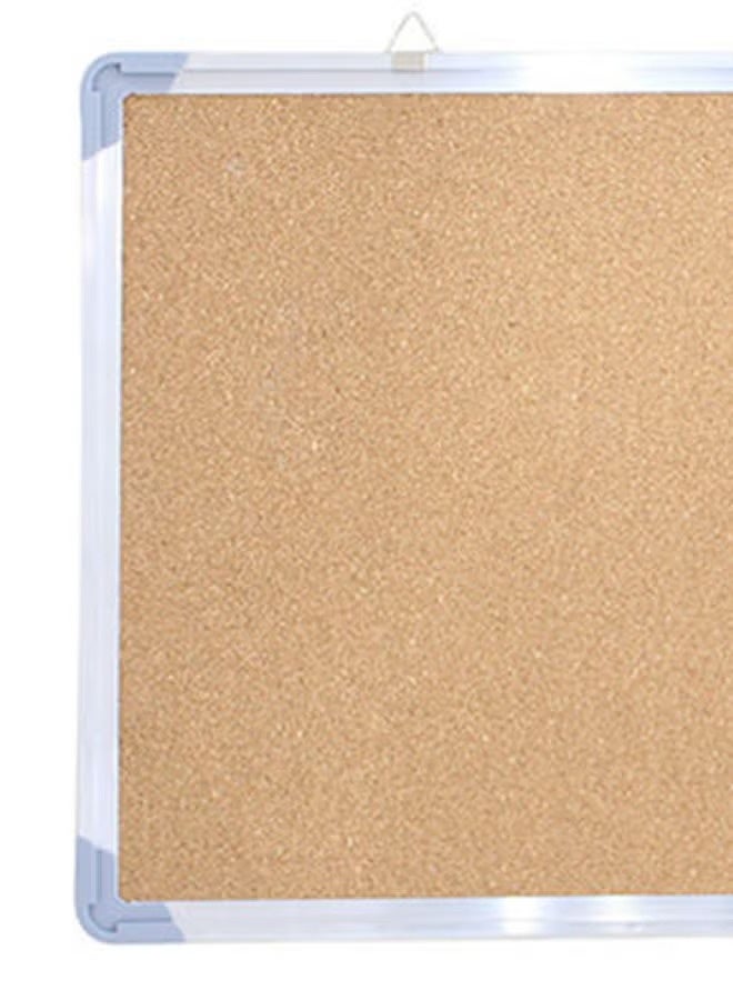Generic Framed Bulletin Board Beige/Silver  - Image 5