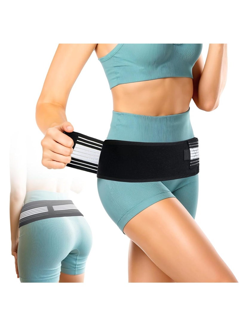 Postpartum Girdle Women's Belly Band, Pelvic Anterior Tilt Correction Belt, Articulating Hip Belt - Lower Back Support Belt for Men and Women - Pelvic Support Belt - Rotator Belt - Sciatica Pelvic Lumbar Hip Pain Relief (Regular) - Image 1