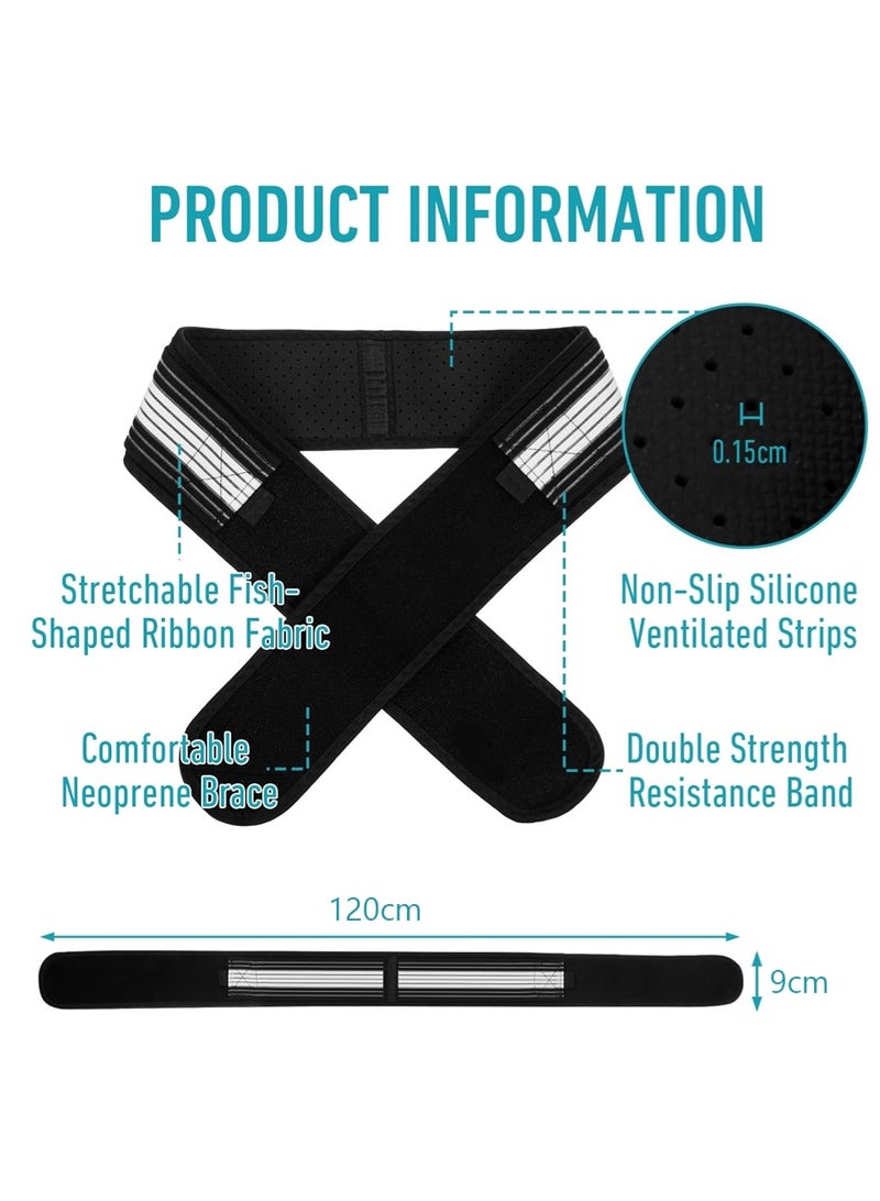 Postpartum Girdle Women's Belly Band, Pelvic Anterior Tilt Correction Belt, Articulating Hip Belt - Lower Back Support Belt for Men and Women - Pelvic Support Belt - Rotator Belt - Sciatica Pelvic Lumbar Hip Pain Relief (Regular) - Image 2