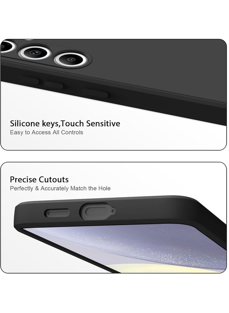 BORTONY Samsung Galaxy S24 FE Case Cover Soft Silicone Light Weight Back Cover for Galaxy S24 FE Slim Camera Protection with Inside Microfiber Lining Anti Scratch Case for Samsung Galaxy S24 FE - Image 3