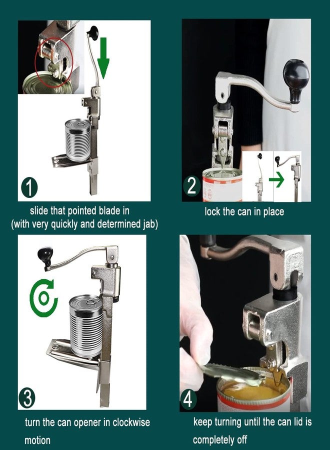 BeadChica Commercial Can Opener Heavy Duty,Manual Table Industrial Can Opener for Big Cans - Image 5
