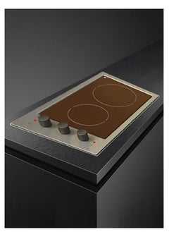 kitchen Line Ceramic Electric Hob 30 cm Stainless Steel Heat Indicator Lamp | JV2004  - Image 3
