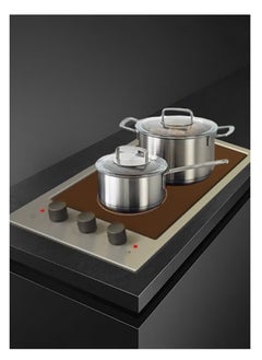 kitchen Line Ceramic Electric Hob 30 cm Stainless Steel Heat Indicator Lamp | JV2004  - Image 4