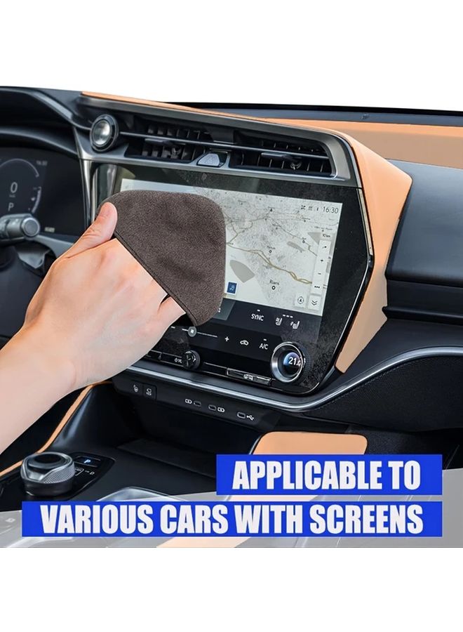 Square Microfiber Car Touch Screen Dashboard Cleaning Cloth Durable Portable Auto Interior Care Accessory - Image 4