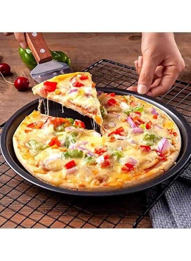 Pizza pan set - 2 pieces for the perfect preparation of pizzas and baked goods T (Genzari) - Image 2
