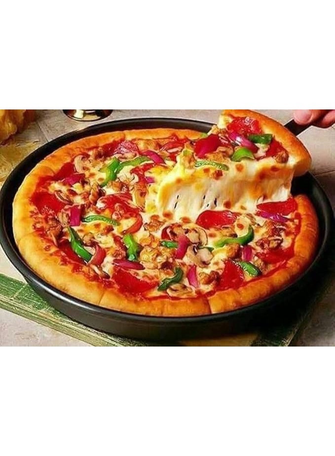 Pizza pan set - 2 pieces for the perfect preparation of pizzas and baked goods T (Genzari) - Image 3