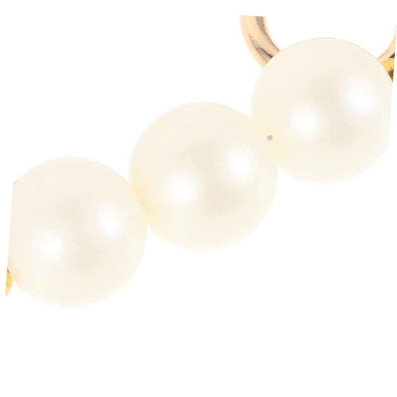 Adjustable Pearl Chain Purse Extender For Women Silver DIY Bag Accessories - Image 4