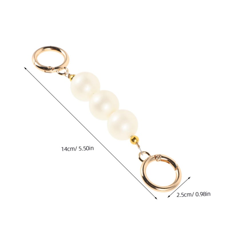 Adjustable Pearl Chain Purse Extender For Women Silver DIY Bag Accessories - Image 3