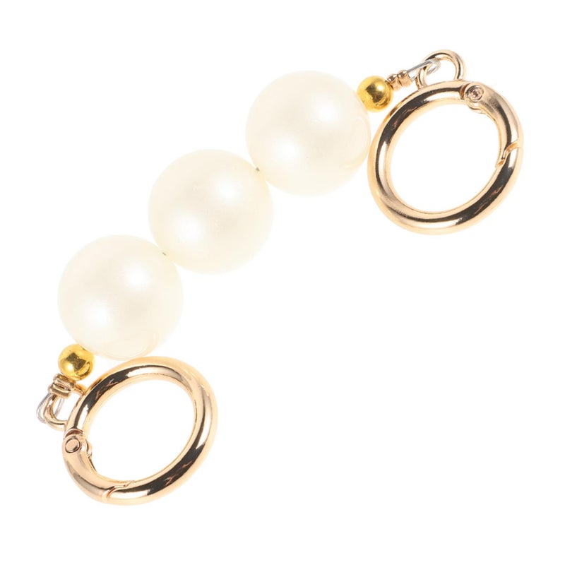 Adjustable Pearl Chain Purse Extender For Women Silver DIY Bag Accessories - Image 2