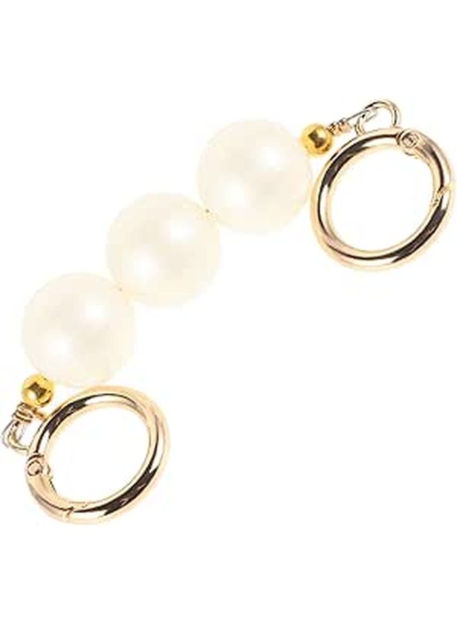Adjustable Pearl Chain Purse Extender For Women Silver DIY Bag Accessories - Image 1