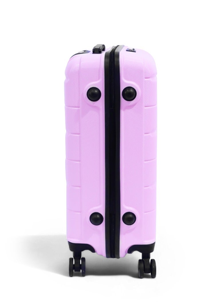 بيج ديزاين طقم حقائب سفر مكوّن من 3 قطع، مقاسات 20 بوصة و24 بوصة و28 بوصة، مزوّد بقفل TSA، مصنوع من هيكل ABS خفيف الوزن، حقيبة ترولي صلبة، عجلات دوّارة 360°، مناسب لكابينة الطائرة والحقائب المحمولة – صنع في تركيا - Image 3