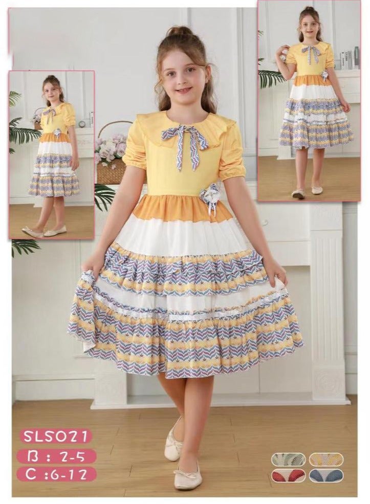 Girls dress in the latest fashion trends suitable for holidays and special occasions