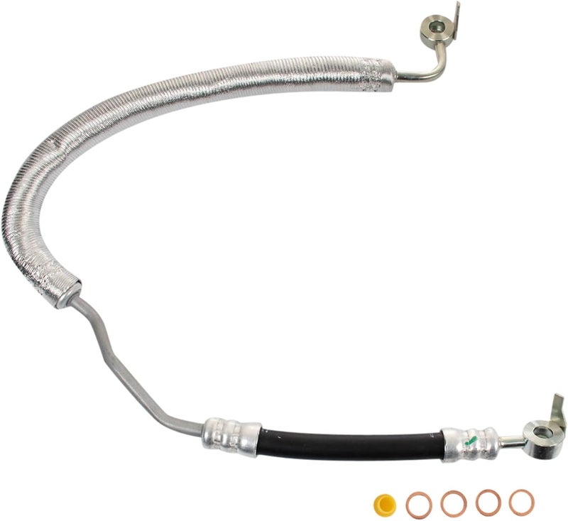 TRQ Power Steering Pressure Line Hose Assembly for 2007-2010 Ford Edge and Lincoln MKX - Image 1