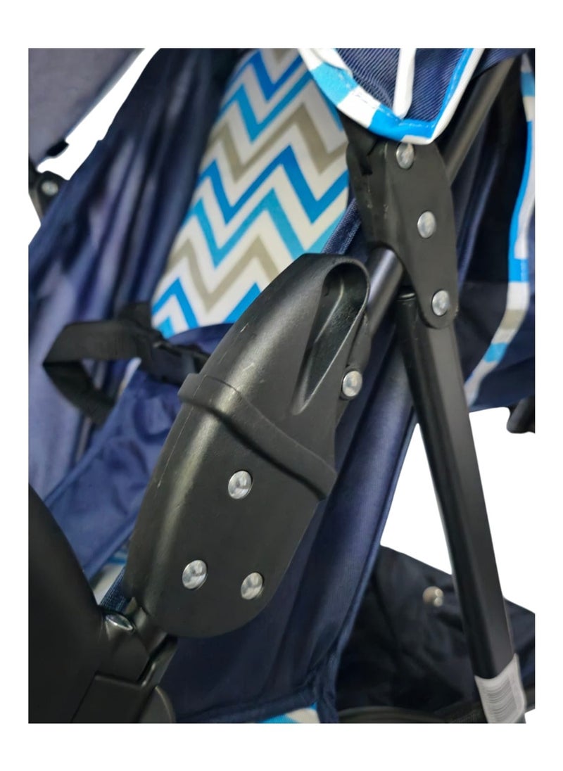 BABYCARA - 3 Wheels Baby Stroller Lightweight with Top Tray Compact And Stylish Design For 6 Months To 3 Years - Image 1
