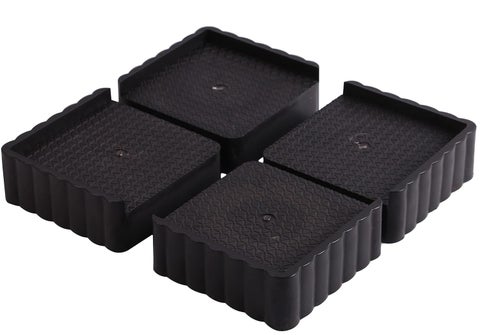 KADEN Square Multi Purpose StandWashing Machine StandRefrigrator StandAlmirah StandFridge StandFurniture Base Stand Which Bear 395 kgs Set of 4