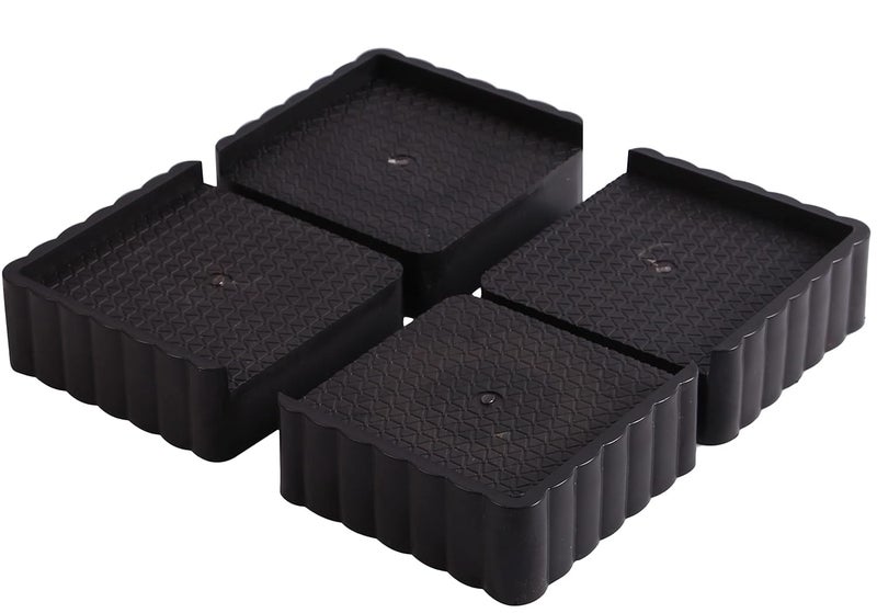 KADEN Square Multi Purpose StandWashing Machine StandRefrigrator StandAlmirah StandFridge StandFurniture Base Stand Which Bear 395 kgs Set of 4