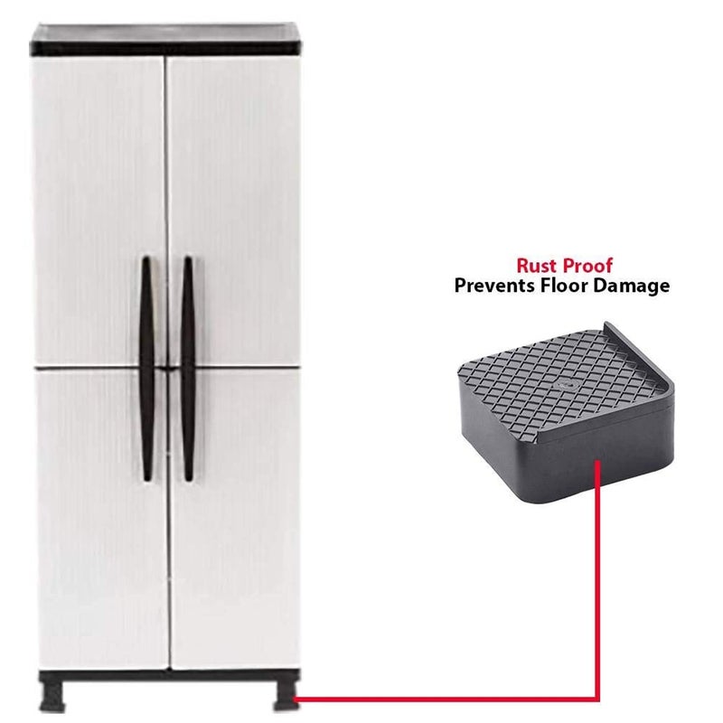 KADEN Square Multi Purpose StandWashing Machine StandRefrigrator StandAlmirah StandFridge StandFurniture Base Stand Which Bear 395 kgs Set of 4